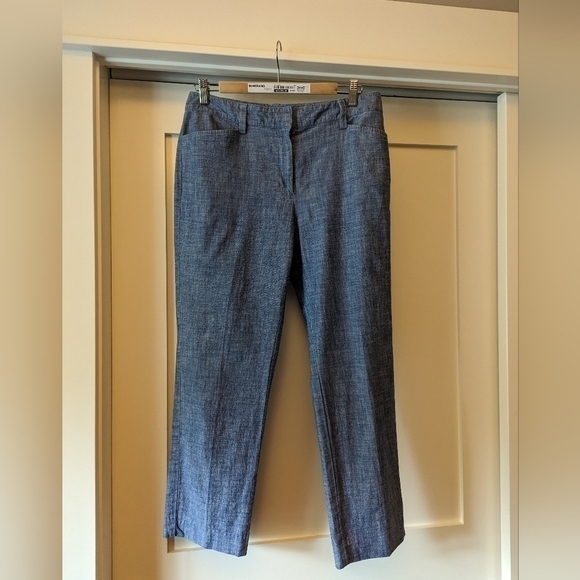 Lands End Mid Rise Slim Leg Pants Size 8 - Picture 1 of 7